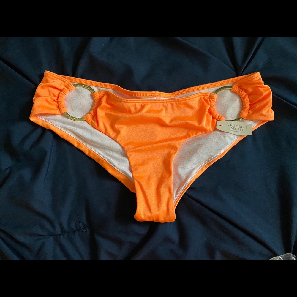 Bright Orange Victoria Secret Bikini Bottoms